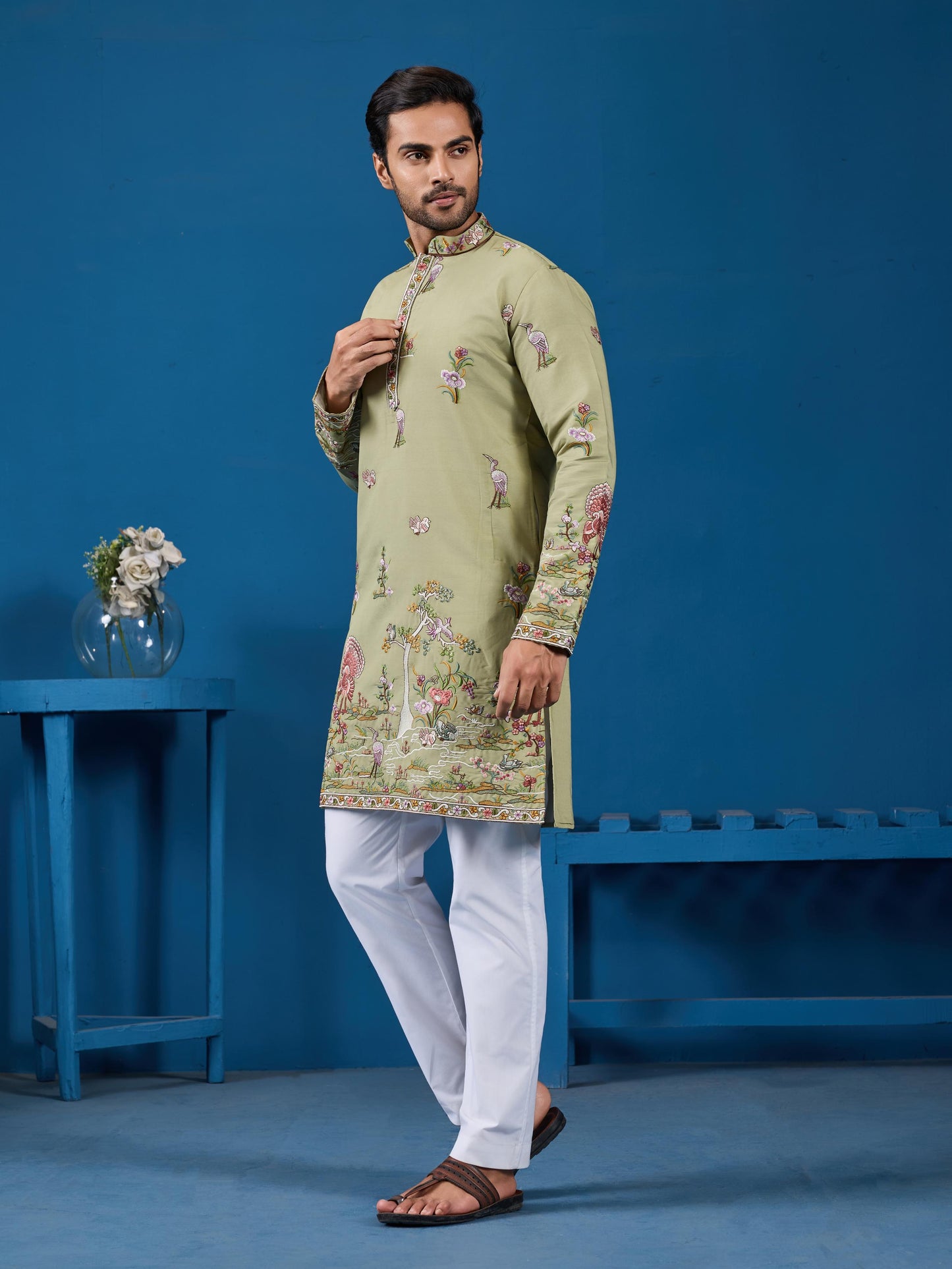 New Exclusive Festival Mens Wear Kurta with Bottom Collection