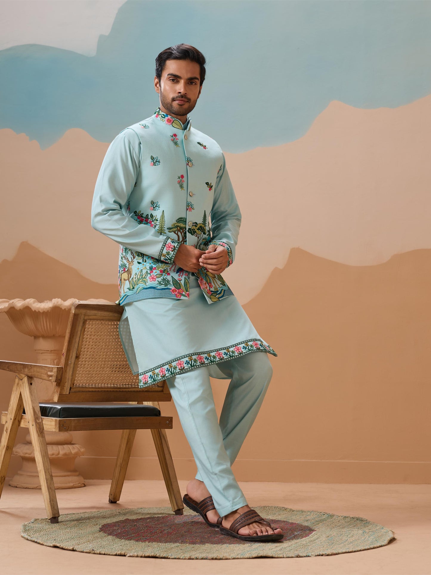 New Exclusive Festival Mens Wear Koti Kurta with Bottom Collection
