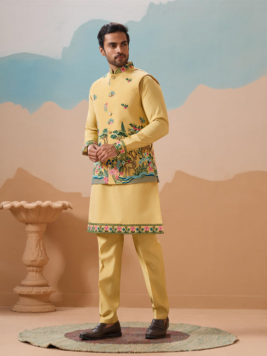 New Exclusive Festival Mens Wear Koti Kurta with Bottom Collection