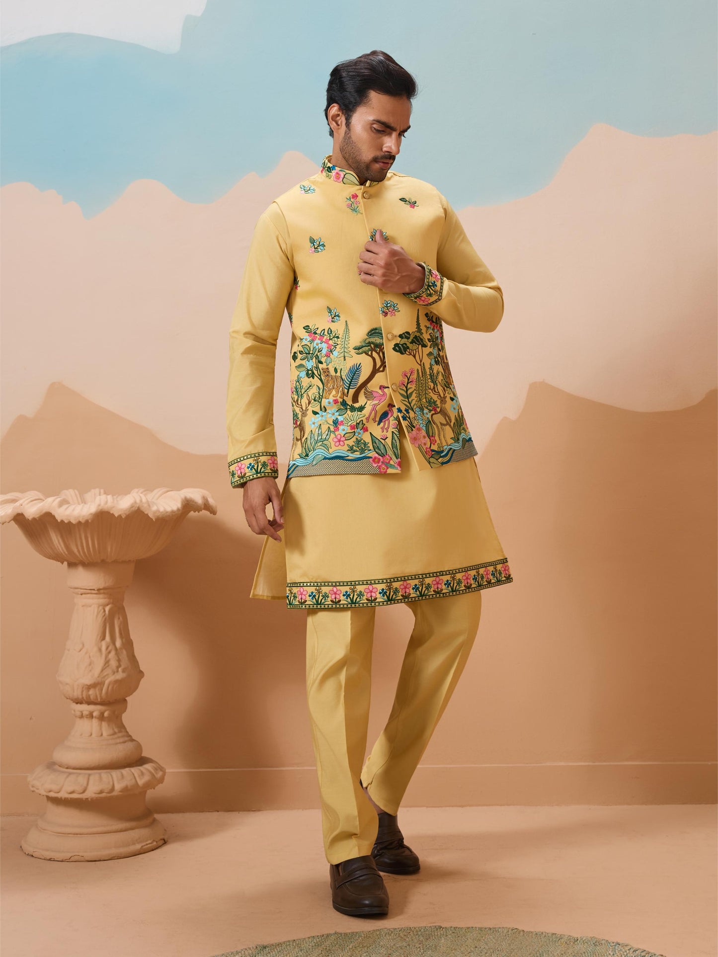 New Exclusive Festival Mens Wear Koti Kurta with Bottom Collection