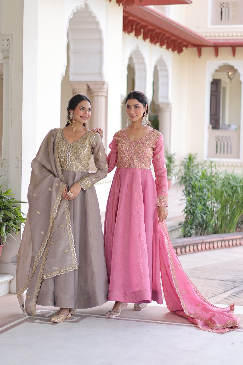 Gold-Crush Gown