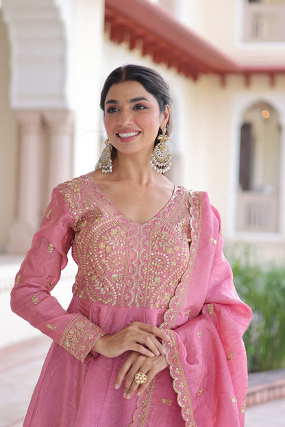 Gold-Crush Gown