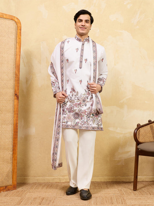 New Exclusive Festival Mens Wear Kurta with Dupatta Collection