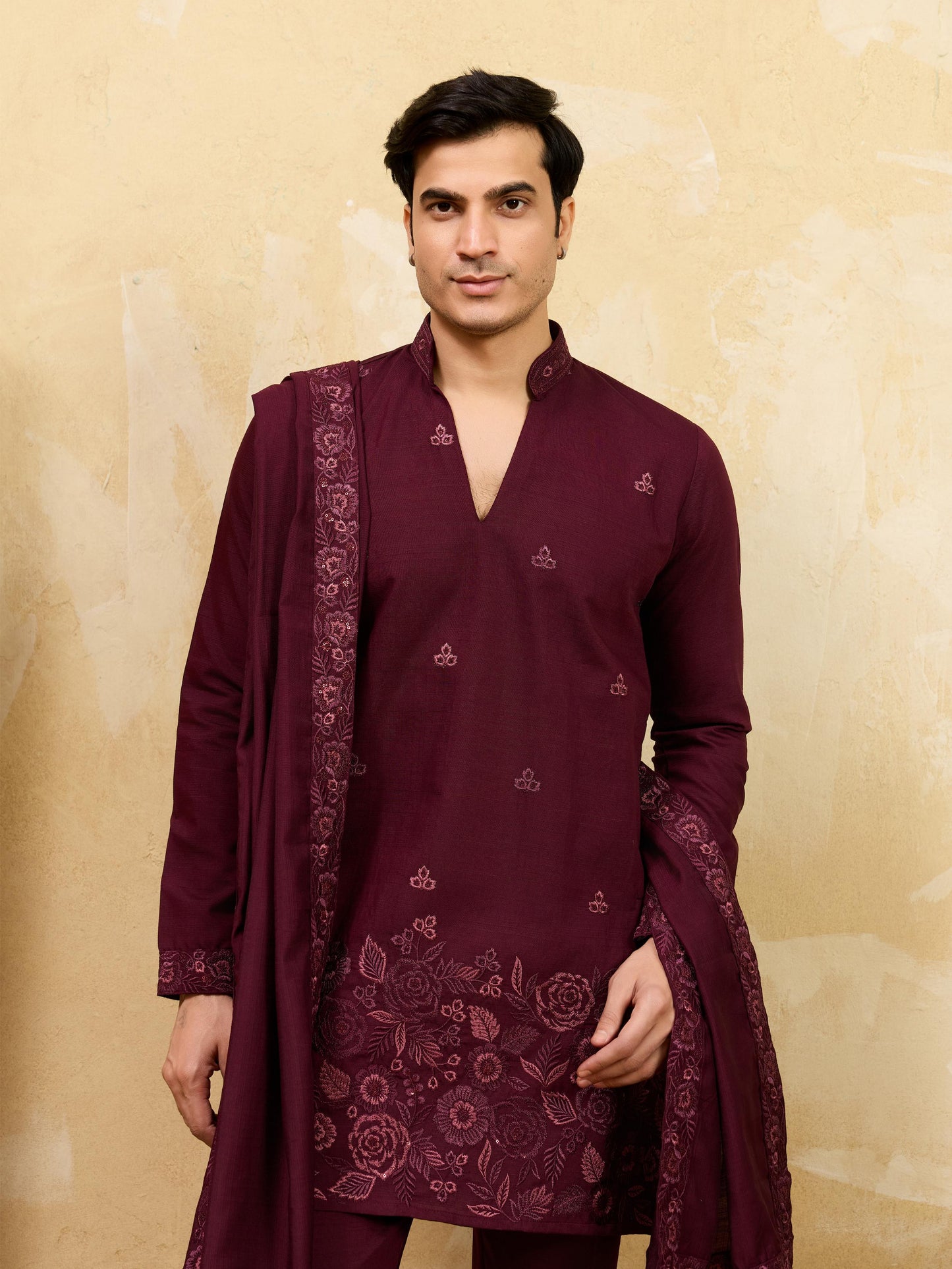 THE GRAND V DRAPE - KURTA PANT WITH DUPATTA
