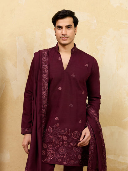 THE GRAND V DRAPE - KURTA PANT WITH DUPATTA