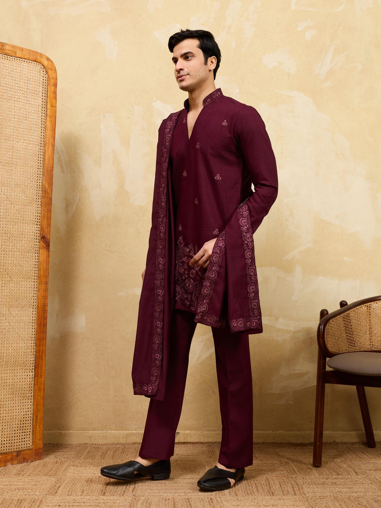 THE GRAND V DRAPE - KURTA PANT WITH DUPATTA