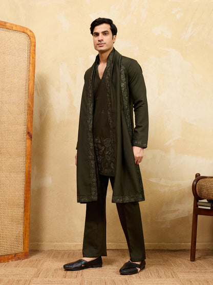 THE GRAND V DRAPE - KURTA PANT WITH DUPATTA
