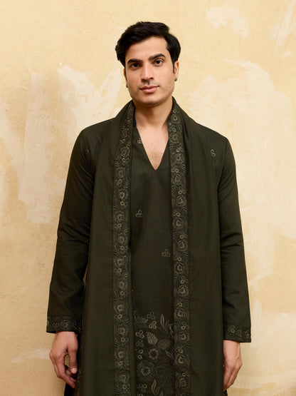 THE GRAND V DRAPE - KURTA PANT WITH DUPATTA