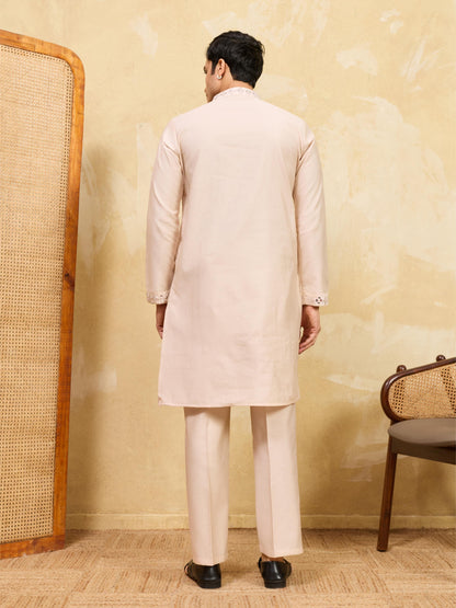 Royal Mirror Work Kurta With Pant