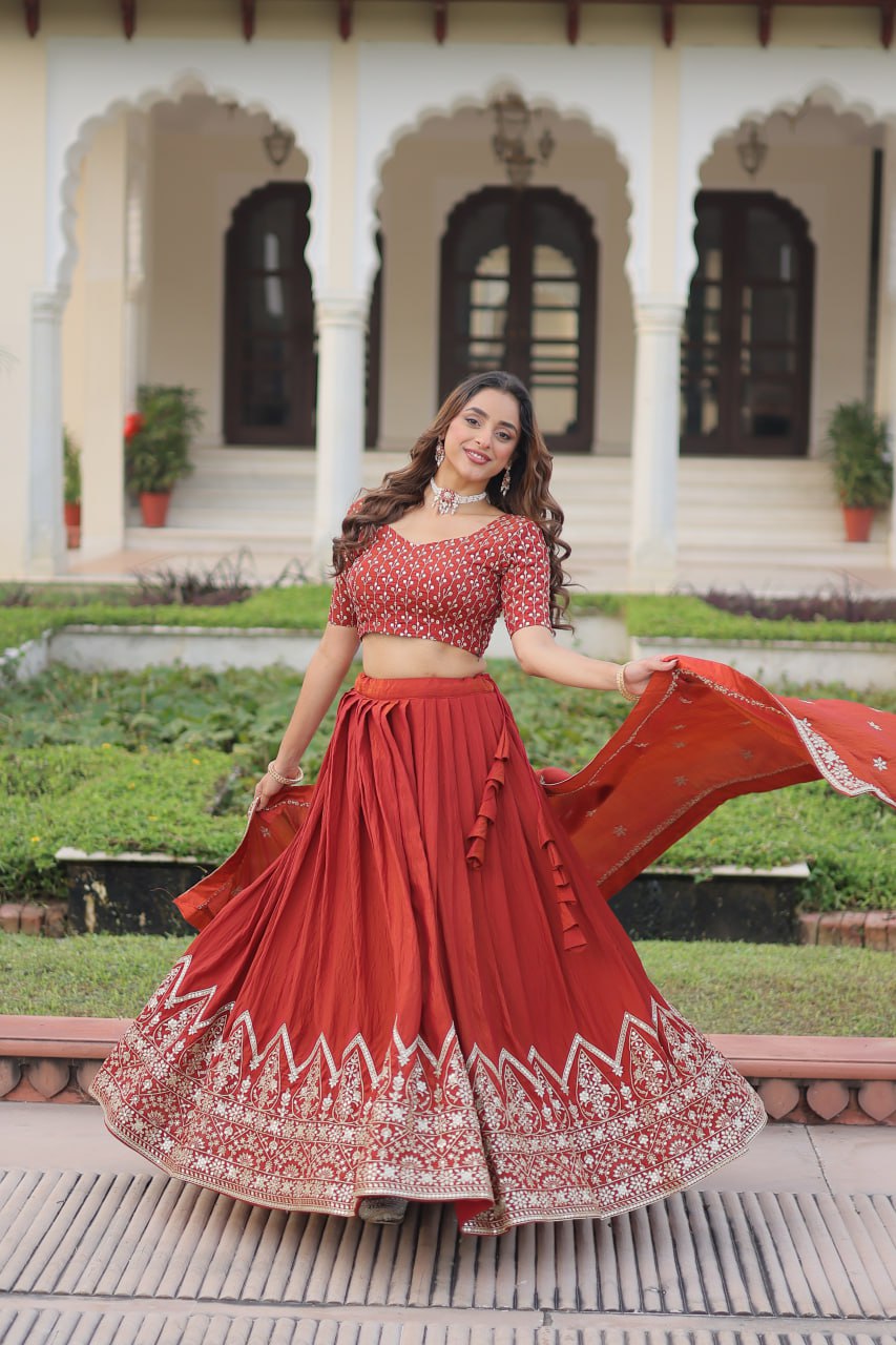 NC Vichitra Silk Wedding Chaniya Choli
