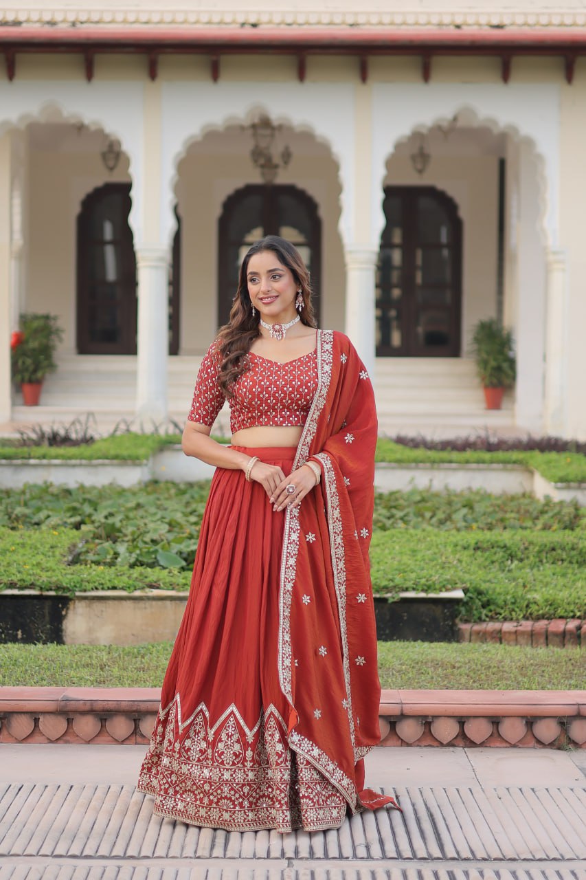 NC Vichitra Silk Wedding Chaniya Choli