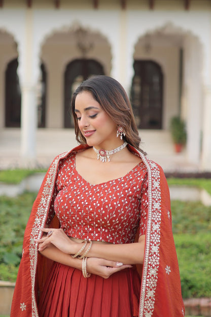 NC Vichitra Silk Wedding Chaniya Choli