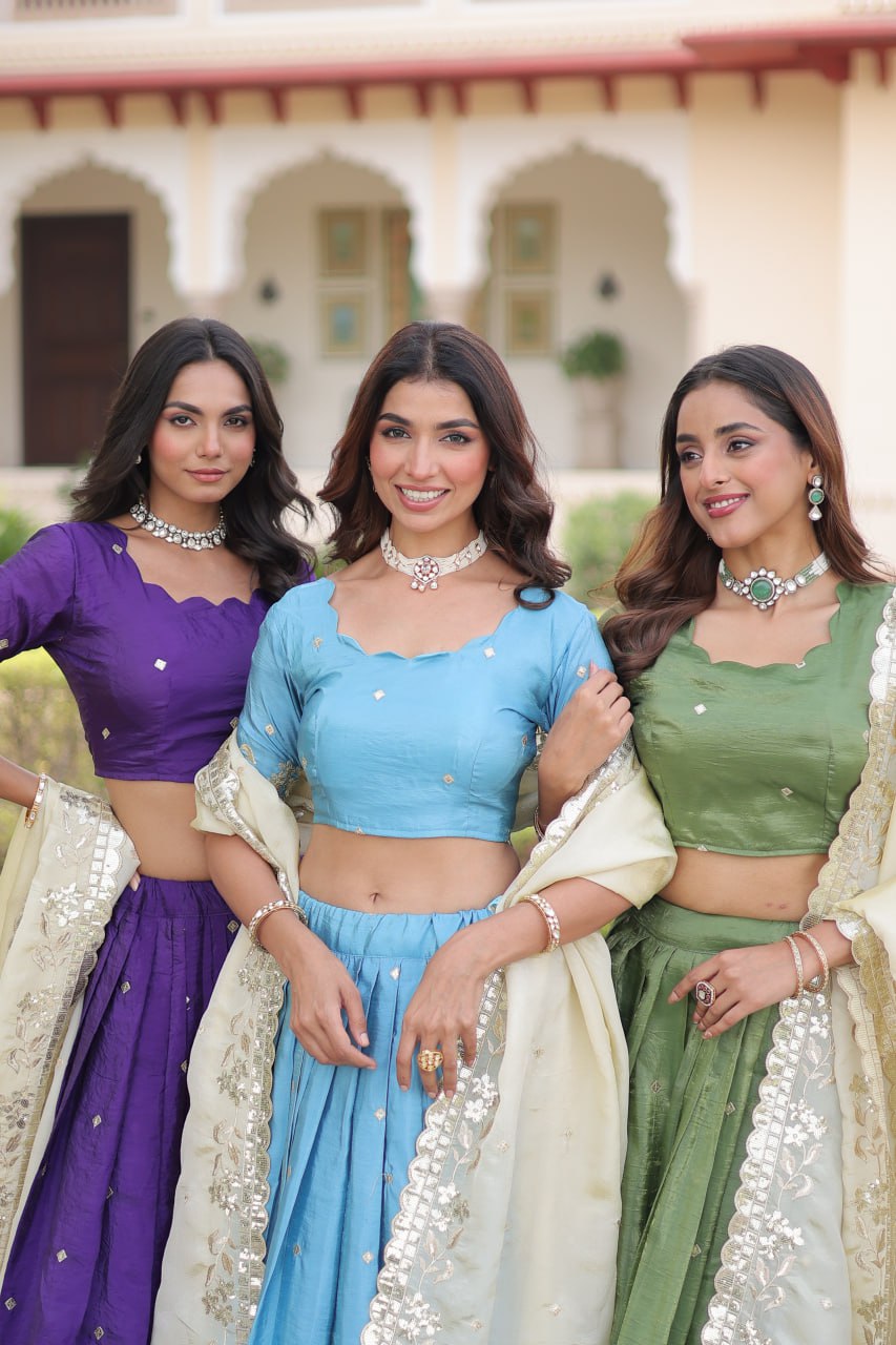 Gold Crush Chaniya Choli