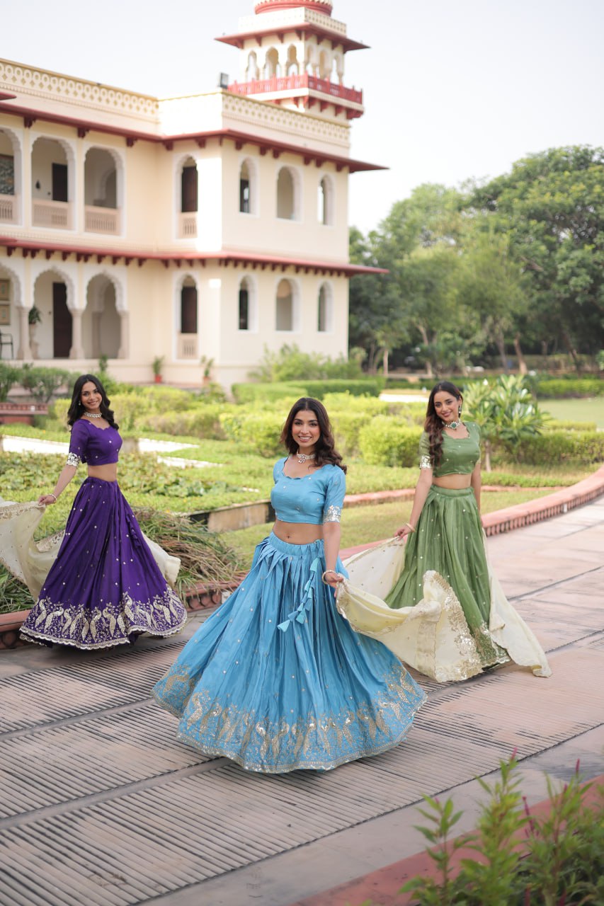 Gold Crush Chaniya Choli