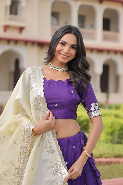 Gold Crush Chaniya Choli