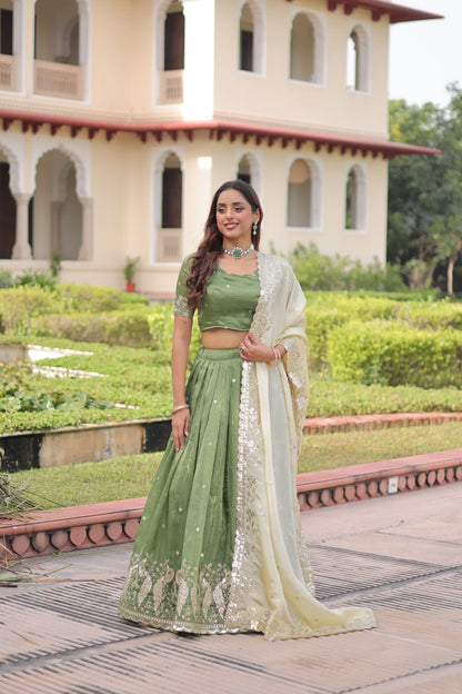 Gold Crush Chaniya Choli