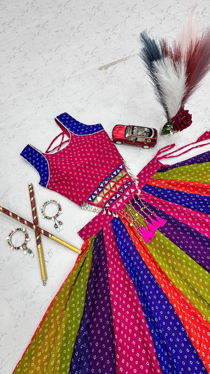 Navratri Special Mirror Work Outfit