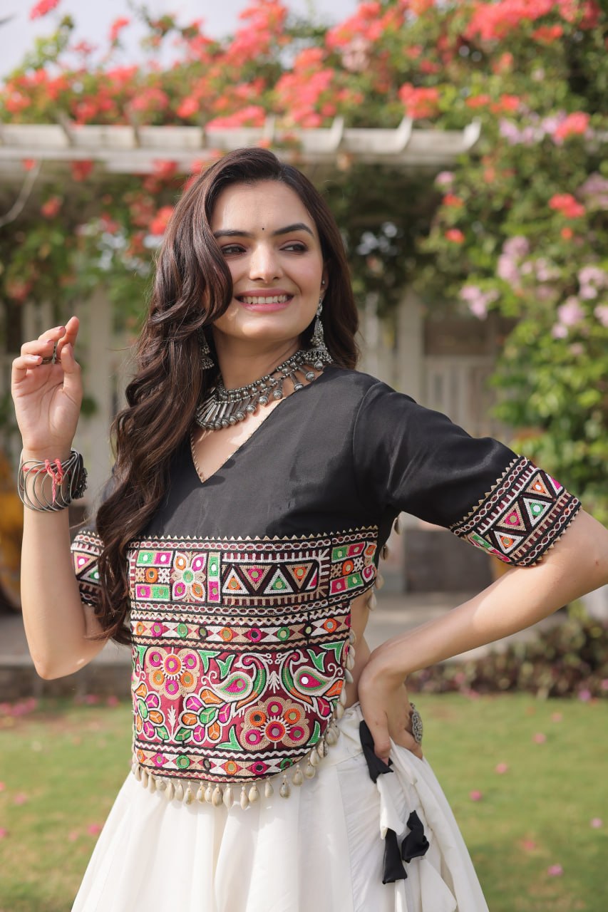 Crop Top Outfit For Navratri Garba's