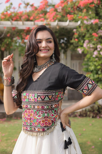 Crop Top Outfit For Navratri Garba's