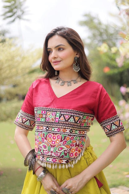 Crop Top Outfit For Navratri Garba's