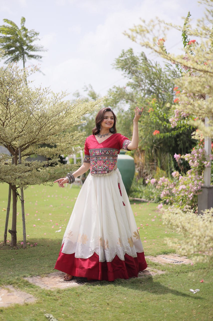 Crop Top Outfit For Navratri Garba's