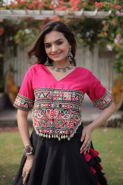 Crop Top Outfit For Navratri Garba's