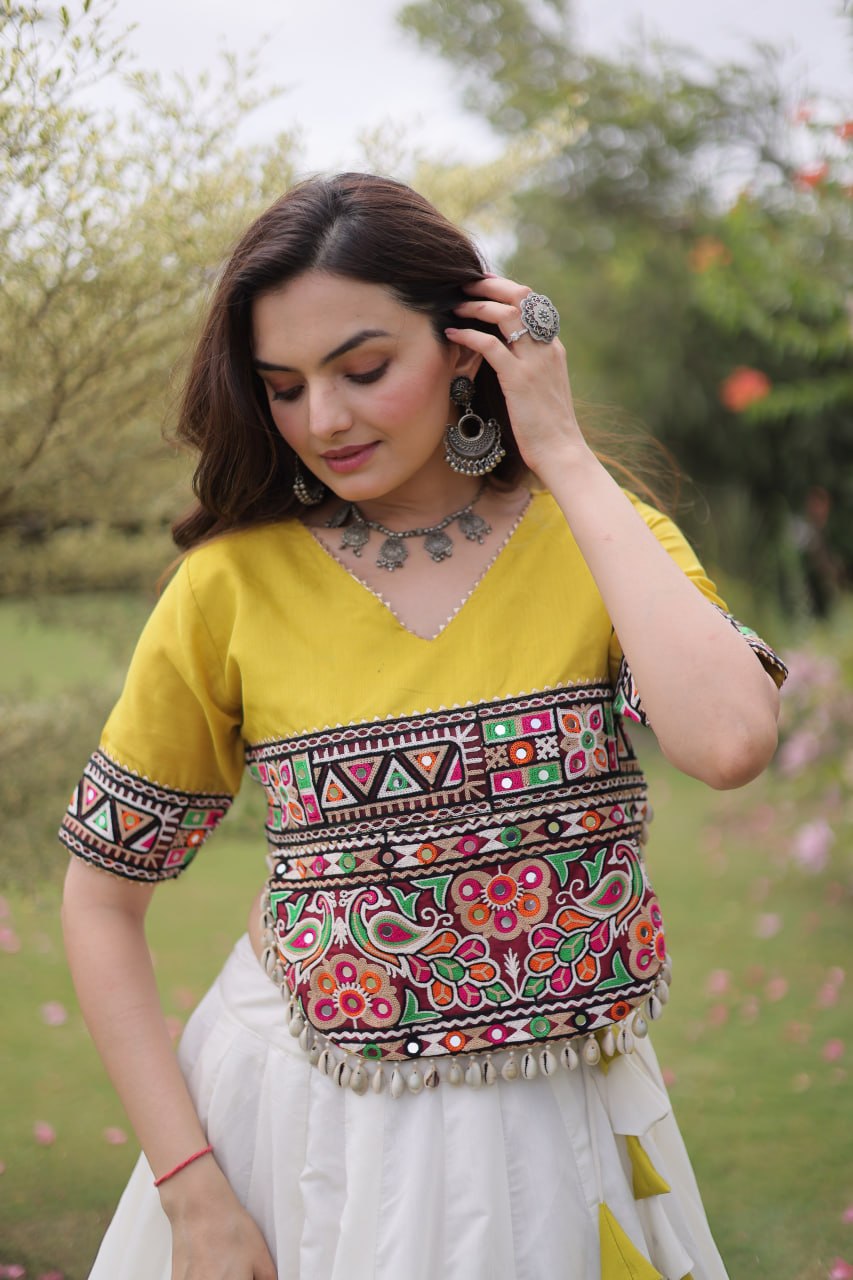 Crop Top Outfit For Navratri Garba's