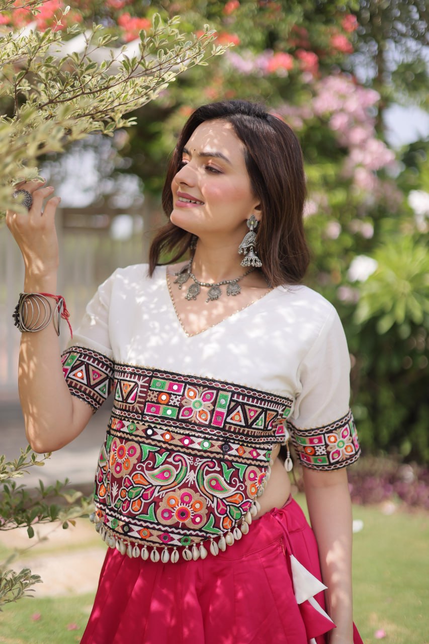 Crop Top Outfit For Navratri Garba's