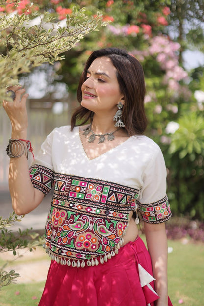 Crop Top Outfit For Navratri Garba's