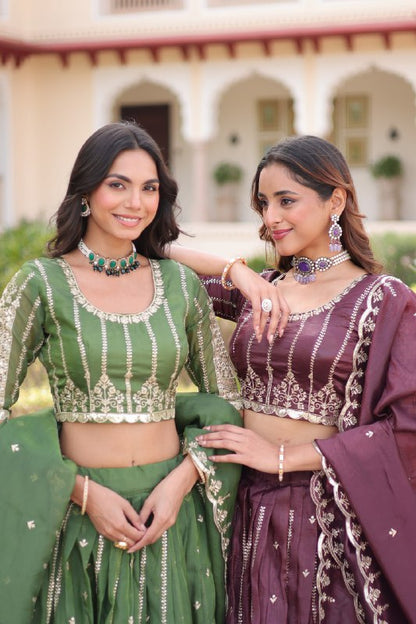 Gold Crush Wedding Choli