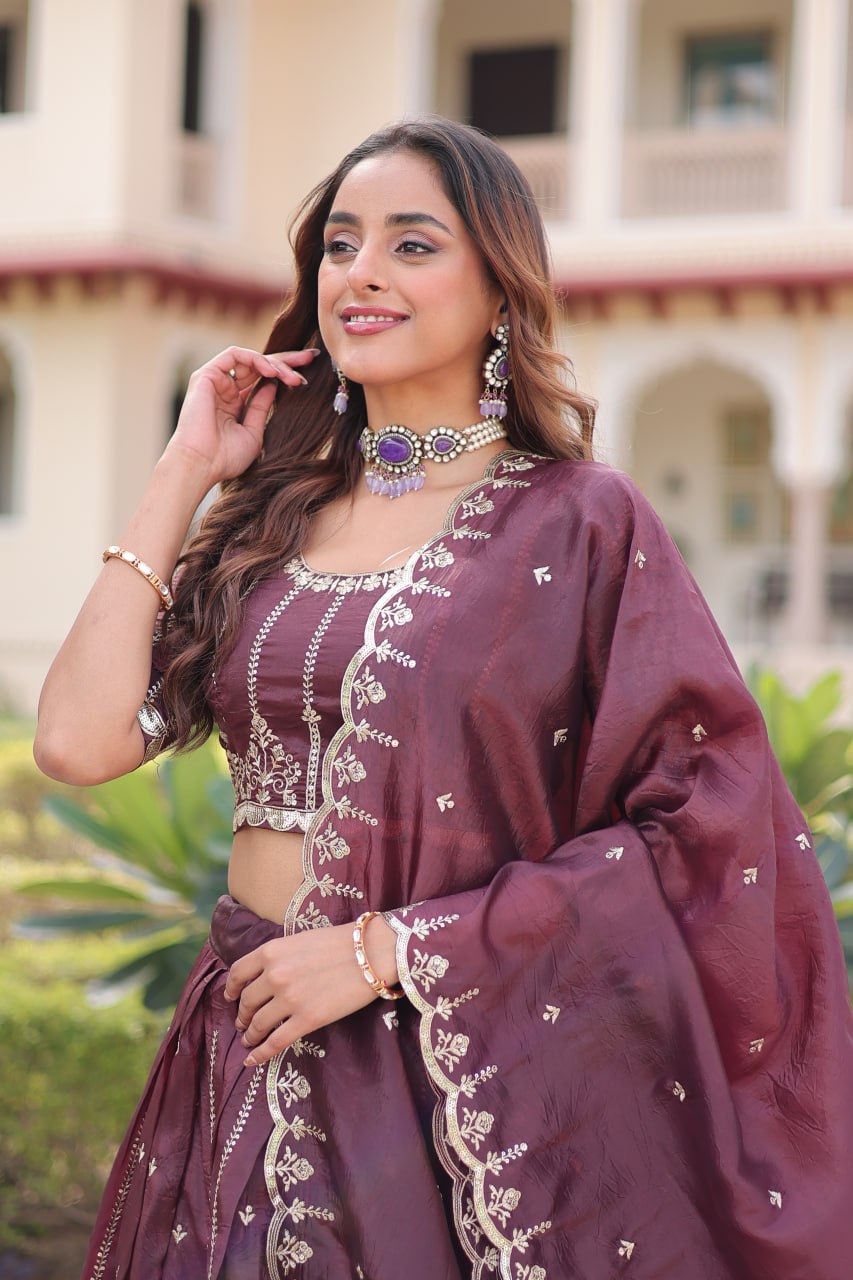 Gold Crush Wedding Choli