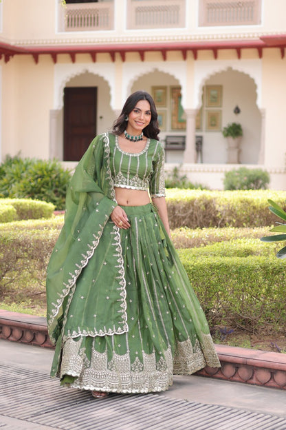Gold Crush Wedding Choli