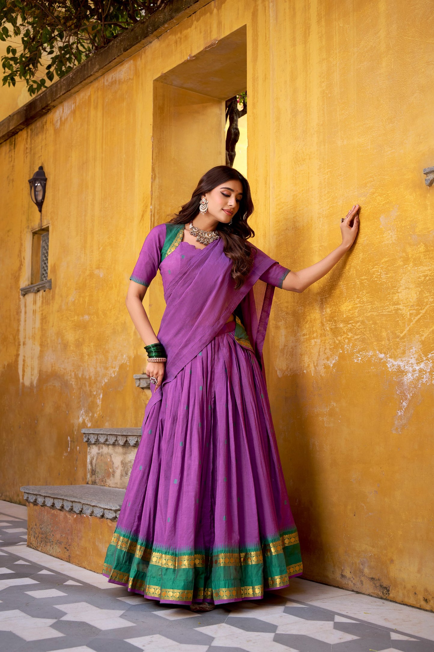 Chanderi Cotton Lehenga choli