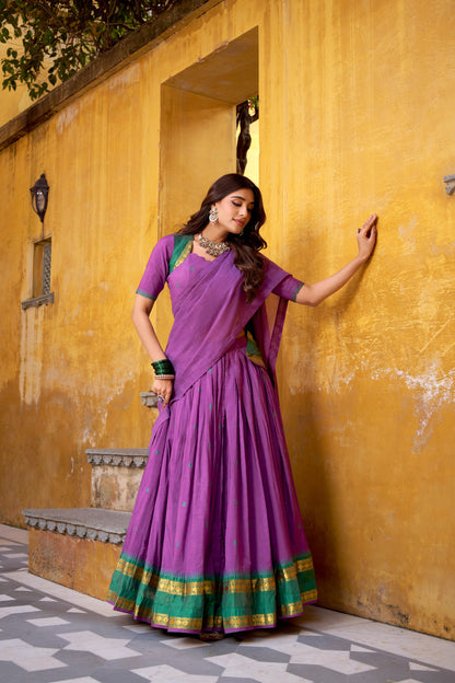 Chanderi Cotton Lehenga choli