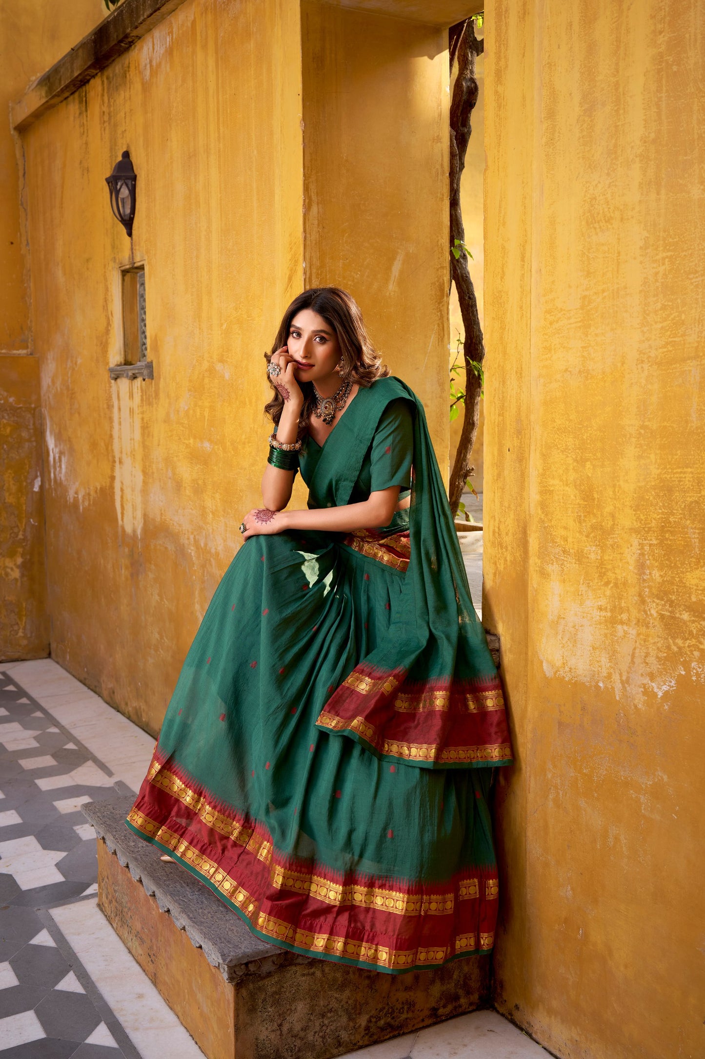 Chanderi Cotton Lehenga choli