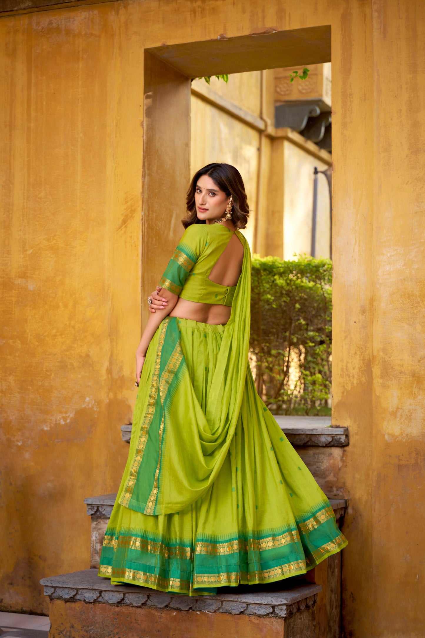 Chanderi Cotton Lehenga choli