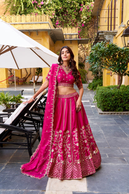 Wedding Special Natural Silk Lehenga