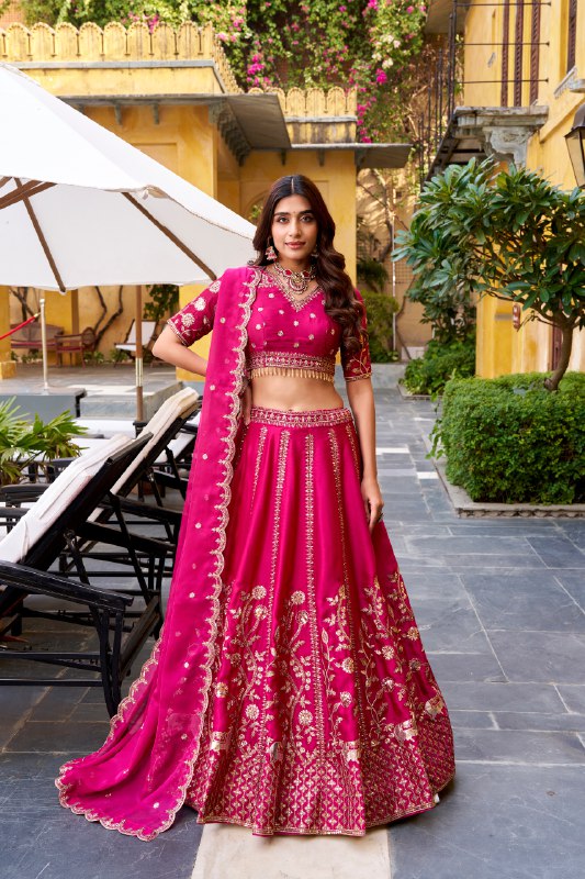 Wedding Special Natural Silk Lehenga