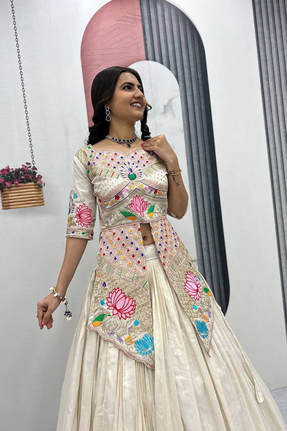 New Shimar cosmos Crop top with Lehenga