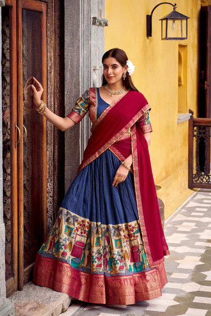 Kalamkari Lehenga Choli