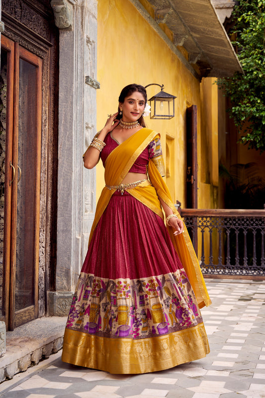 Kalamkari Lehenga Choli