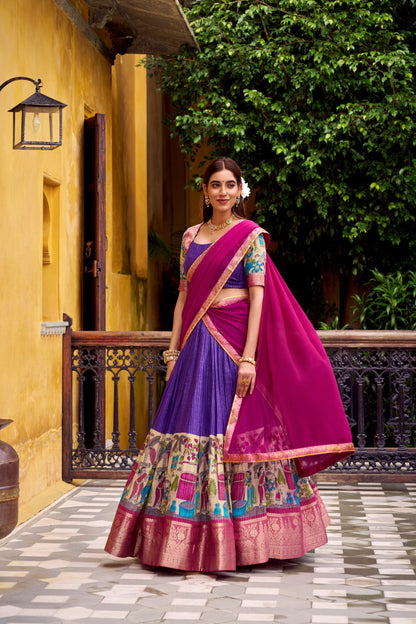 Kalamkari Lehenga Choli