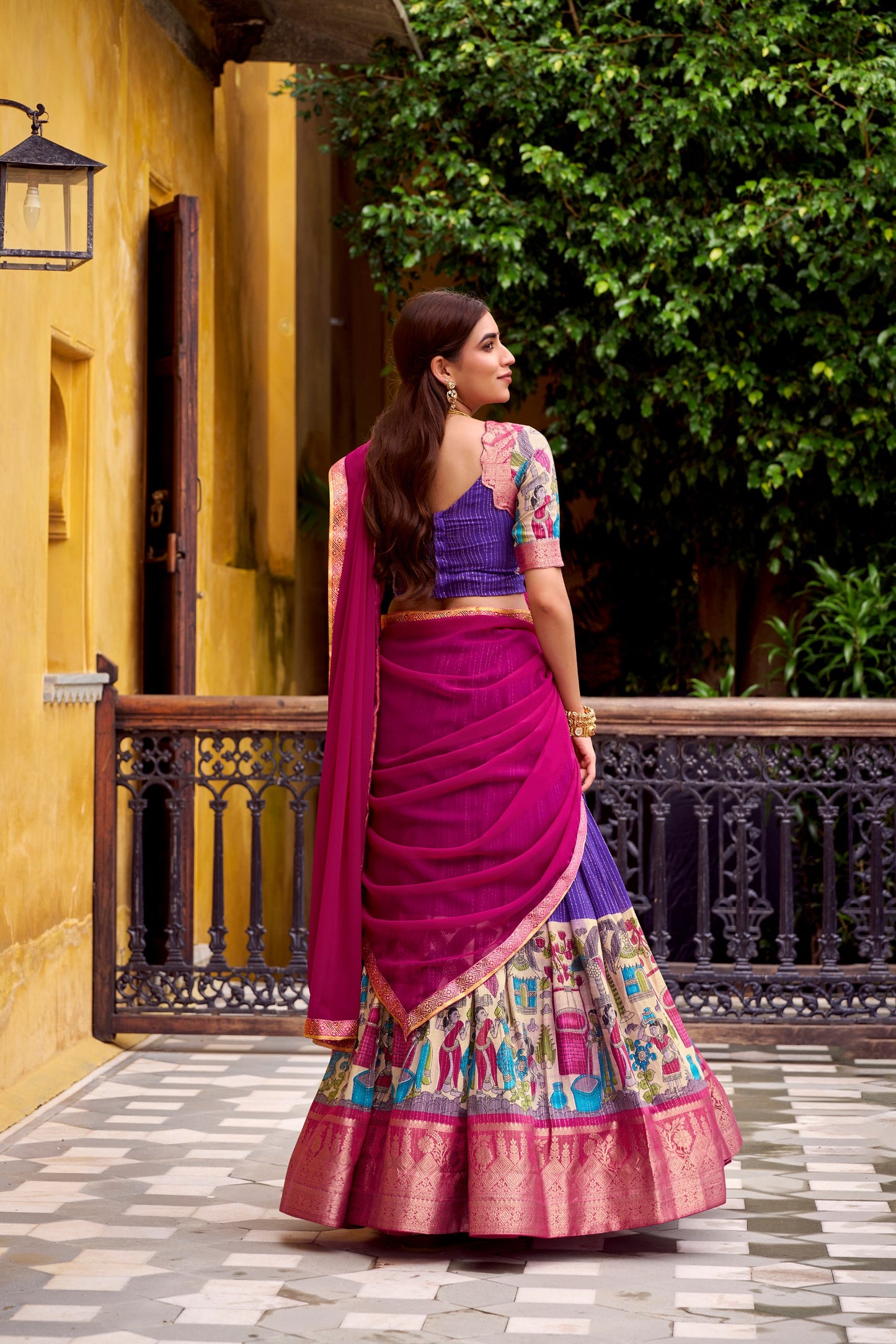Kalamkari Lehenga Choli
