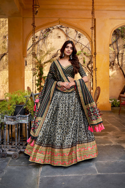 Tasar Silk Chaniya Choli