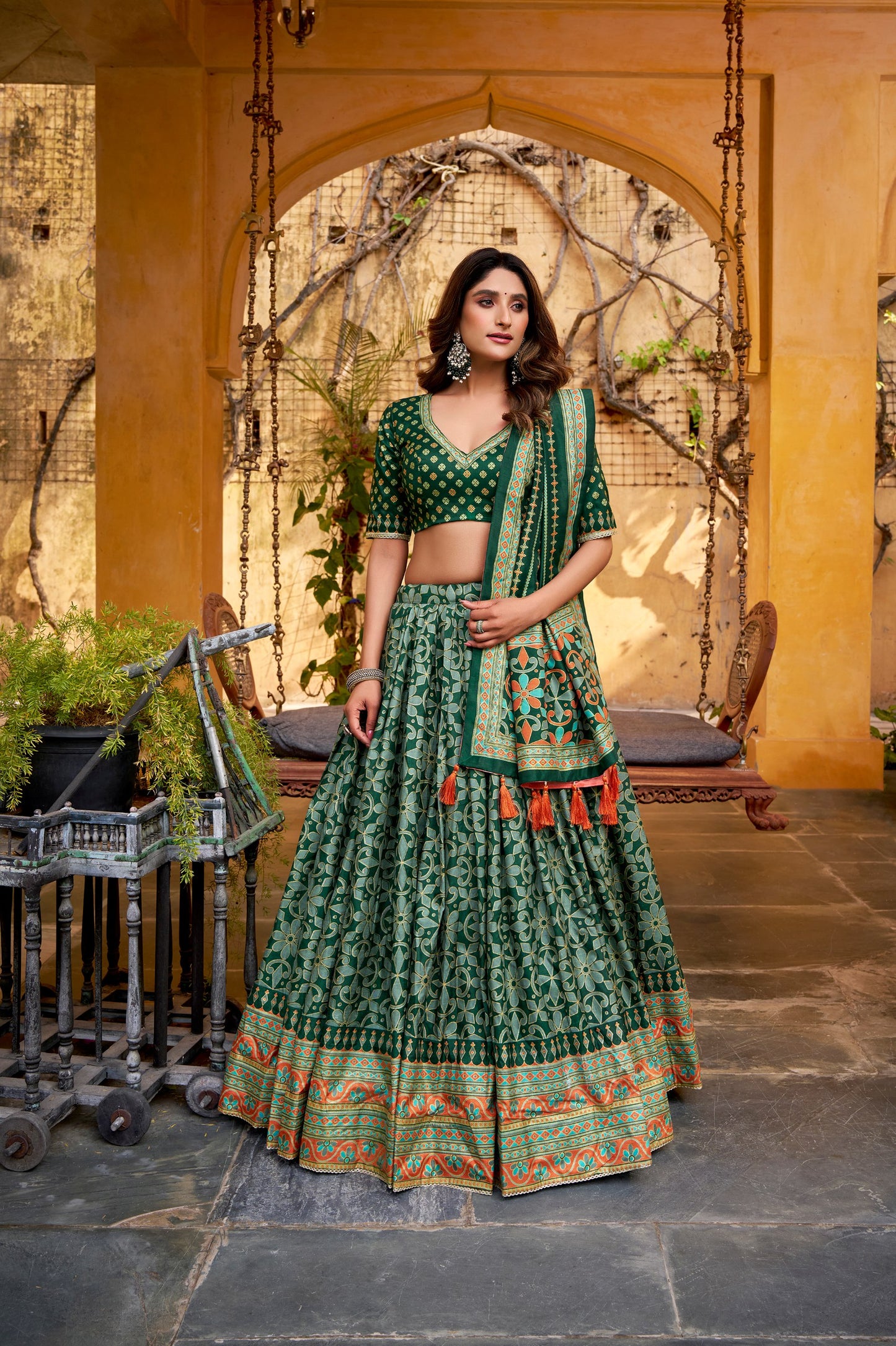 Tasar Silk Chaniya Choli