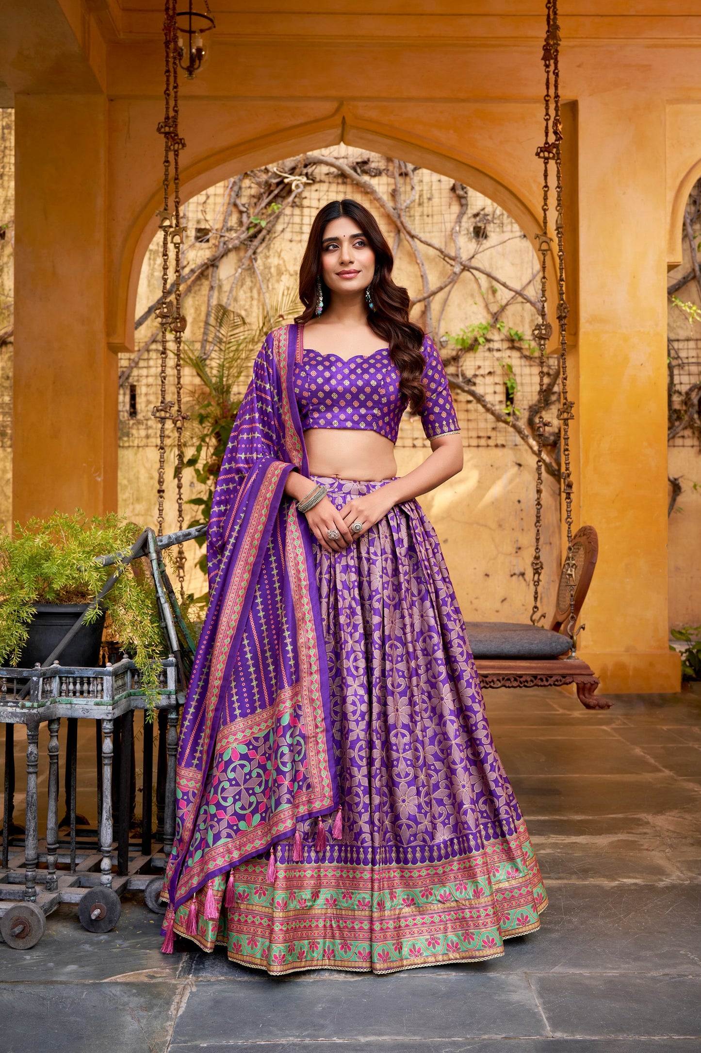 Tasar Silk Chaniya Choli