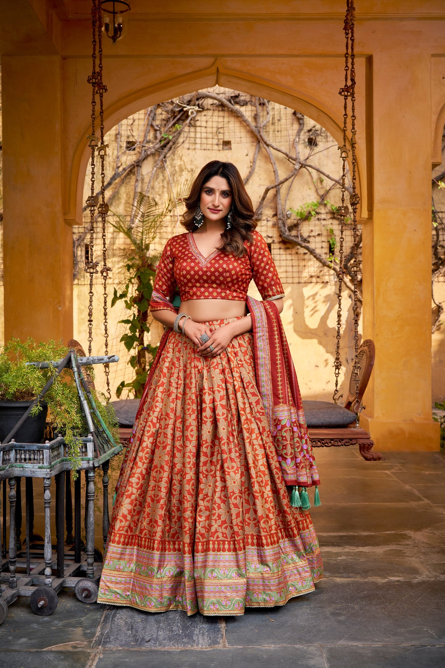 Tasar Silk Chaniya Choli