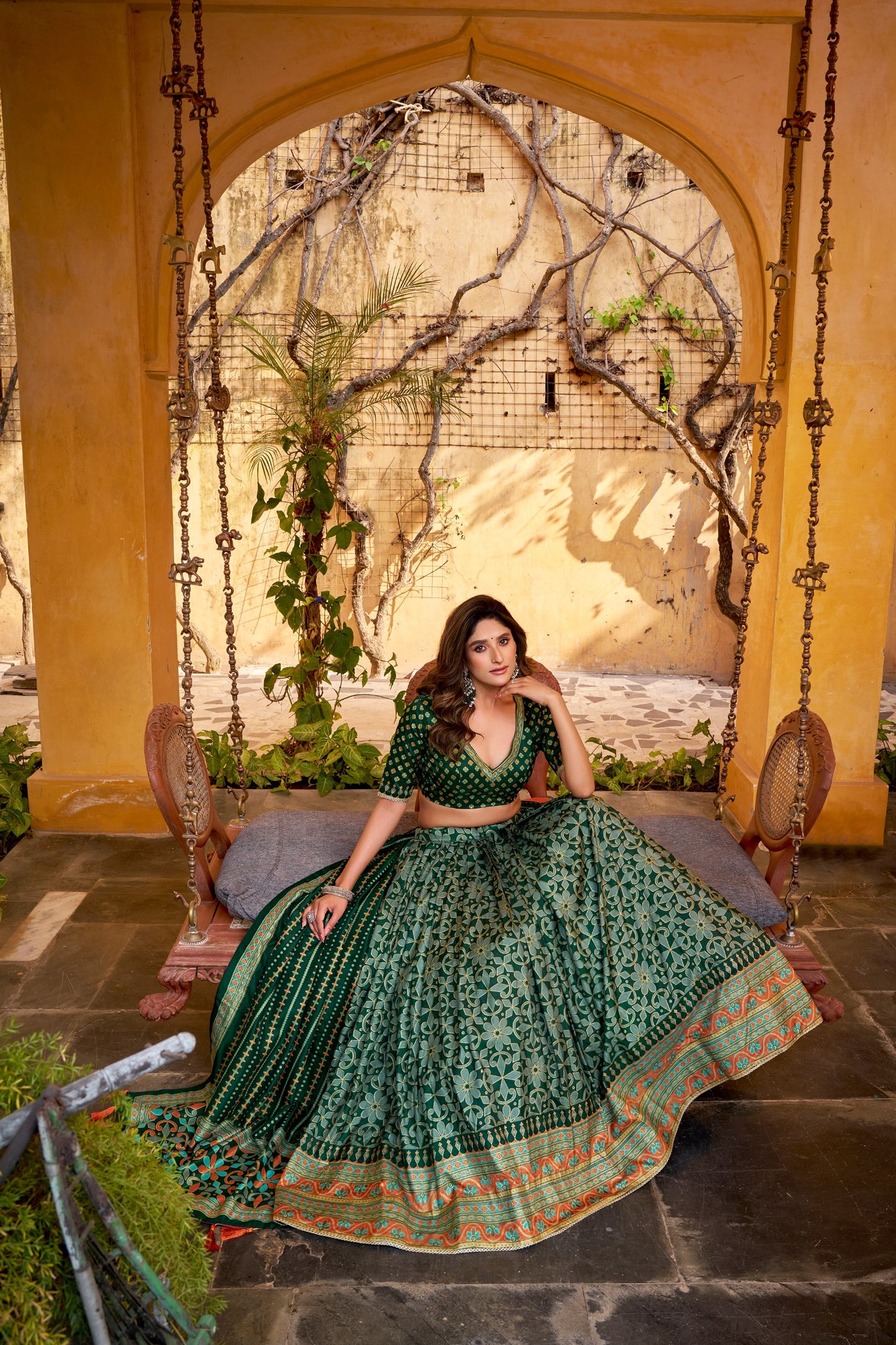 Tasar Silk Chaniya Choli