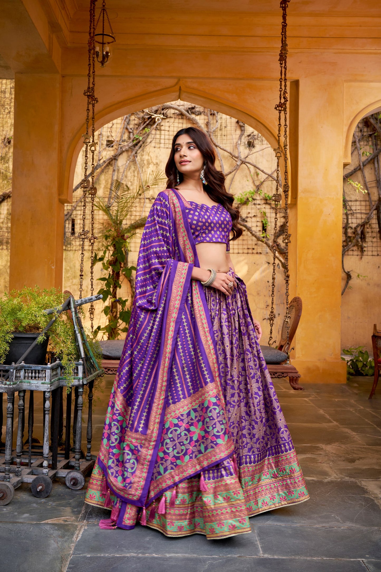 Tasar Silk Chaniya Choli