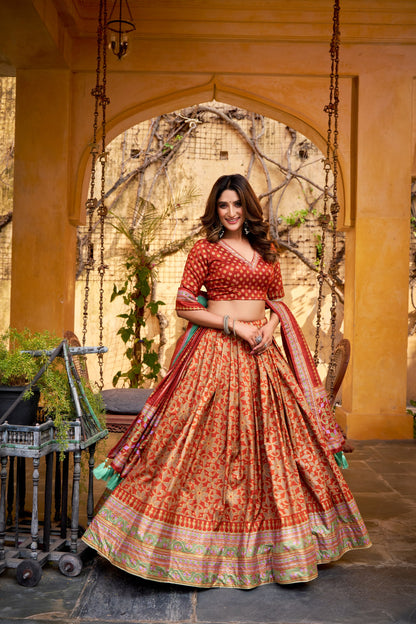 Tasar Silk Chaniya Choli